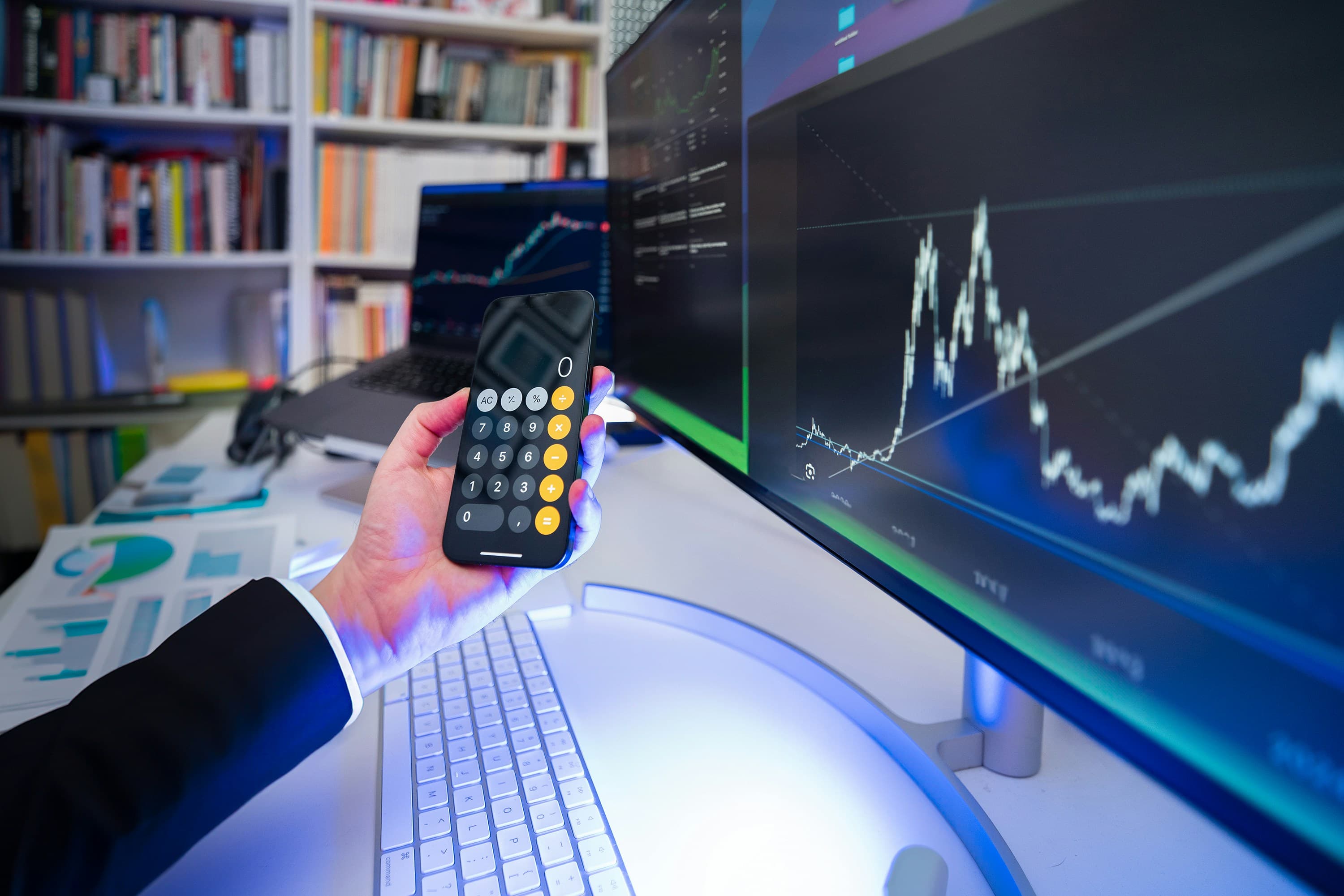 Profit Towers High Return Automated Trading Terminal Dashboard Display Interface